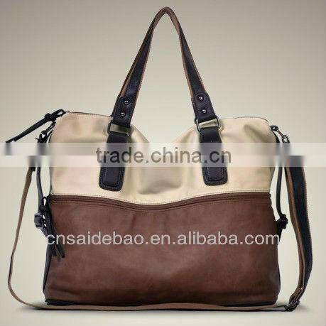 2013 trendy design bag handbag leather bag