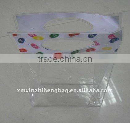 Clear vinyl cosmetic bags, protable makeup case