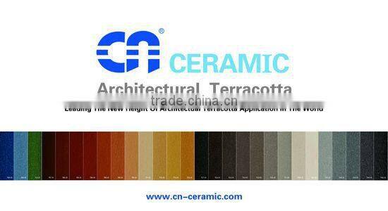 Building exterior wall decoration terracotta louver