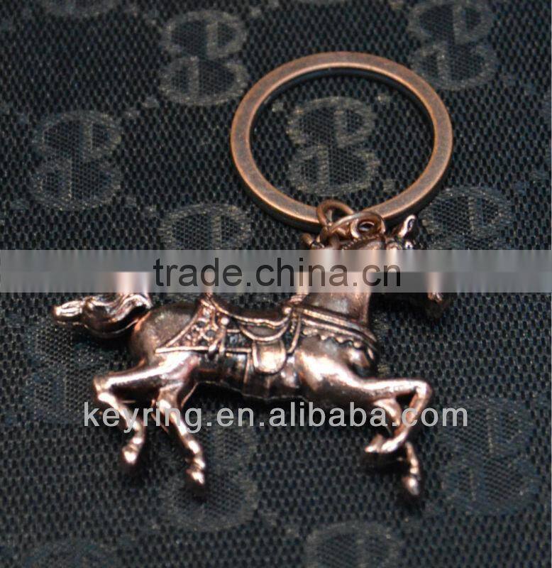 popular animal custom 3d keychain/horse keychain/animal keychains