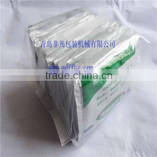 PLC Control Full Automatic Multiple Bags Group Flow Wrapping Machine