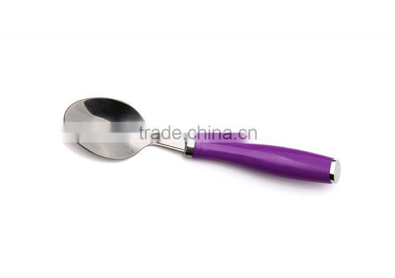 plastic handle stainless flatware, stainless steel cutlery set 24 pieces, plastic handle cutlery set