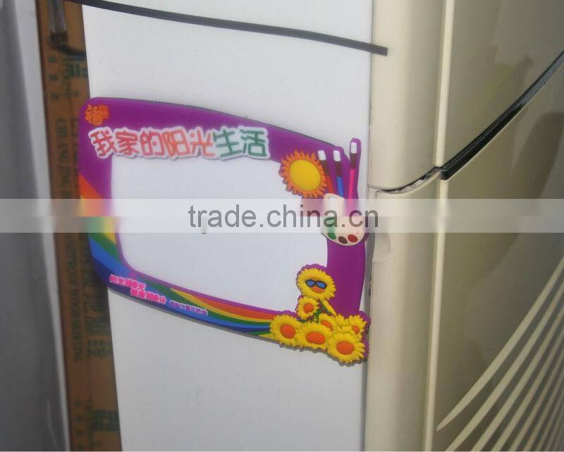 mini new creative 3d photo frame fridge magnet, 3d soft pvc photo frame magnet