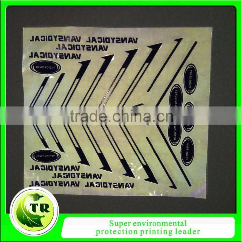 clothing labels heat transfer reflective printing sticker