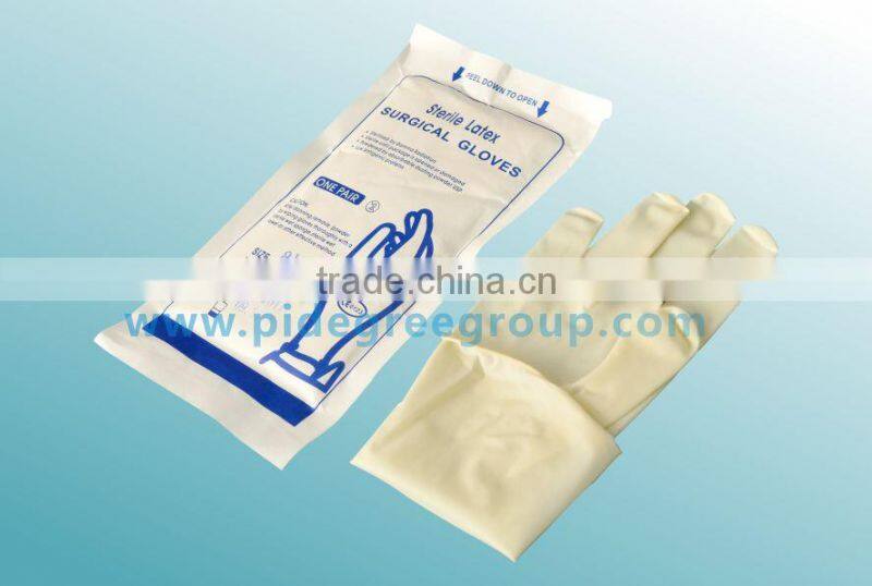 Sterile Latex Surgical Gloves Hospital Dental Medical Operation Best Sale 2014
