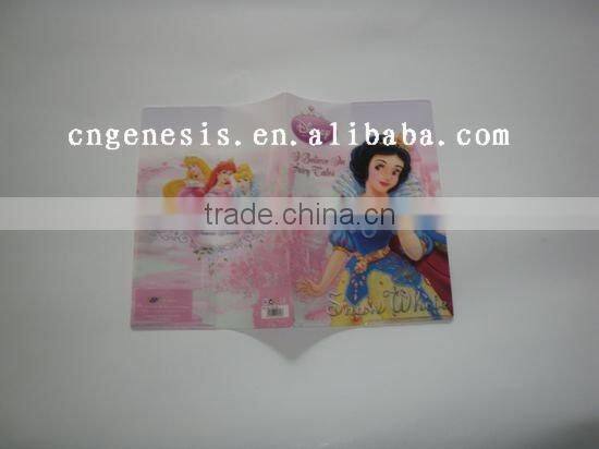 School easy use color PVC book protector/Plastic school book cover / PVC waterproof notebook cover wholesale
