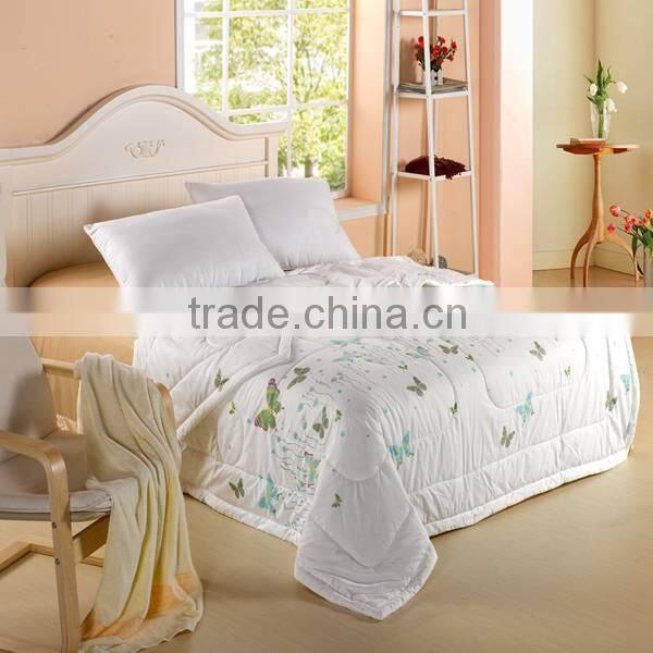 New design thailand cheap polyester printed summer blanket quilt