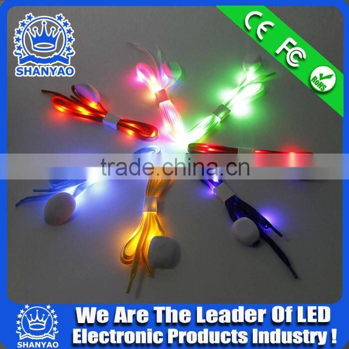 2016 Hot Selling LED Casual Shoes Lace For Sports Safety Usage