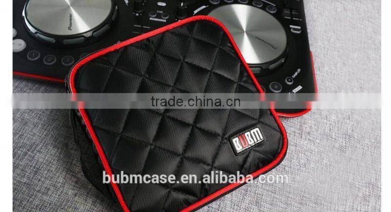 Black 32 Capacity 230D Space Twill PVC Fabric DVD Case CD Holder personalized cd case multi disc dvd cases