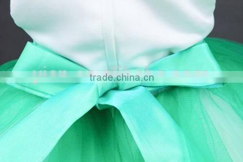 Children Girls Kids Dresses Crystal Knee Length Kids Dresses