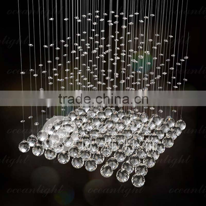 Cheap Crystal pendant lamp Crystal Square Chandelier OM9217