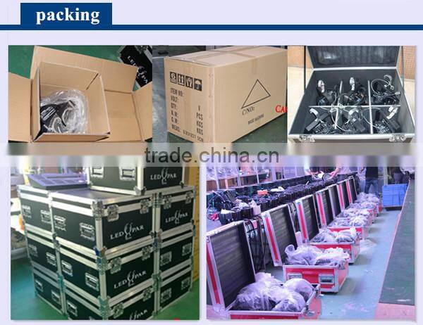 professional rgbw 4in1 waterproof 54pcs 3w led par light