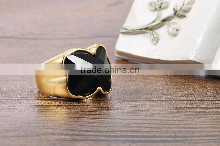 Fashion Jewelry 2016 Latest Gold Bear Ring Designs ,Titanium Silver 316l Stainless Steel Rings