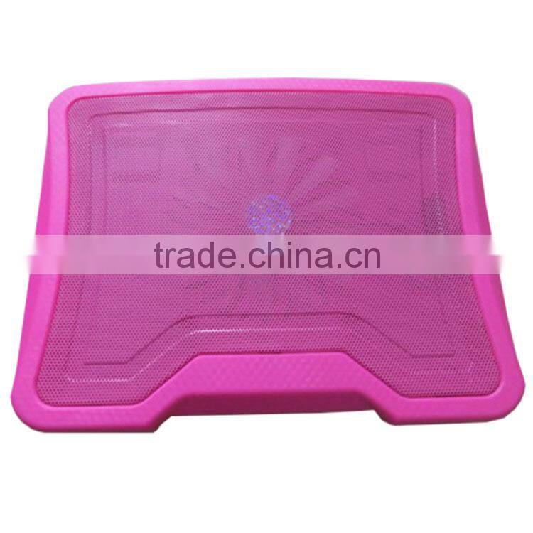 super slim mini foldable notebook cooler pad with 2 fans