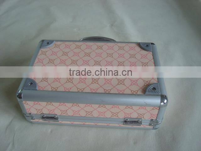 aluminum cosmetic box jewelry case beauty bag