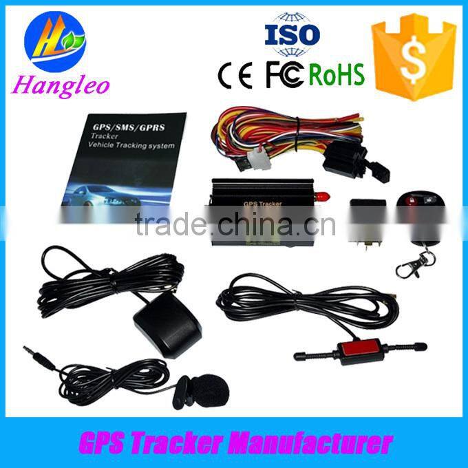 Hangleo Hot sale cheap price vehicle tracking device gps car tracker, gps tracker unit, gps car tracker tk103b