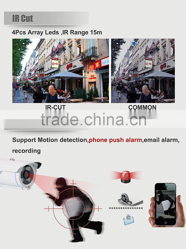 HD 720p IR-cut outdoor wifi hikvision ip camera waterproof