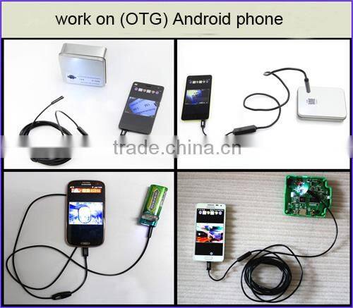 Diameter 5.5MM Cable length 1/3/5m Waterproof android mobile internet borescope usb endoscope