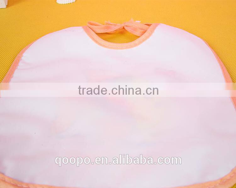 Waterproof Cotton Terry Bib Plain White Funny Adult Cartoon Baby Bib