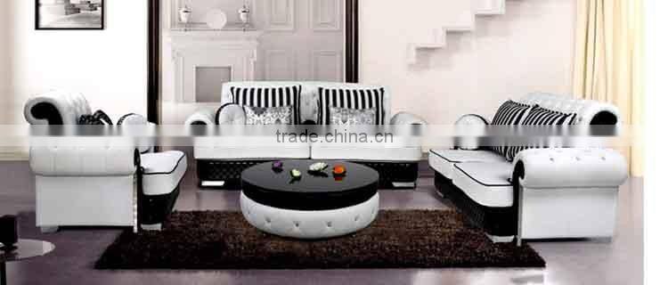 C979C Hot selling livingroom furniture L shaped modern leather sofa set