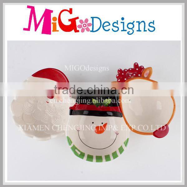 Christmas Ceramics Santa Platter Wholesale