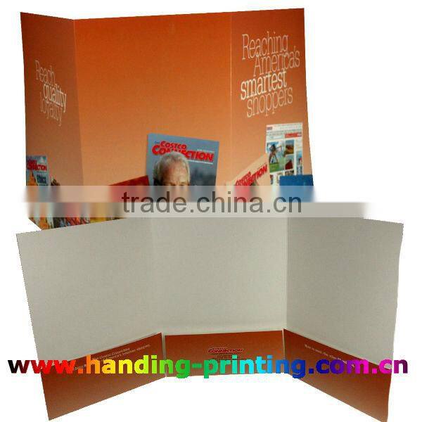 High Quality Company Paper File Pocket Folder Printing Service