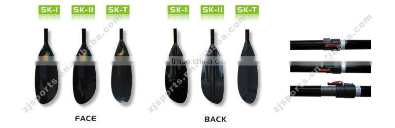 Split oval shaft adjustable Fiberglass sea kayak paddle