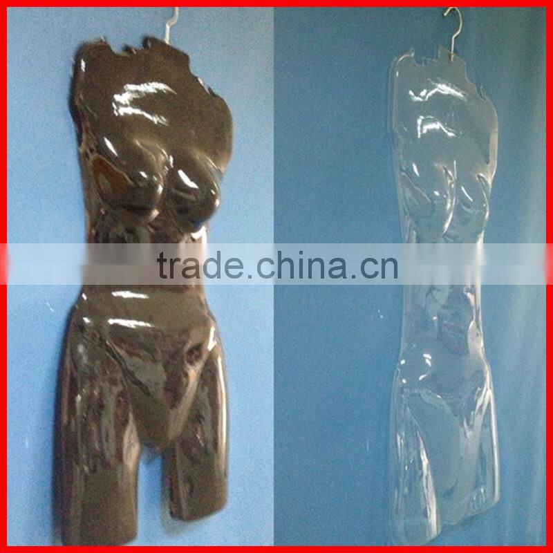 Cheap vacuum thermoforming body display for swimsuit