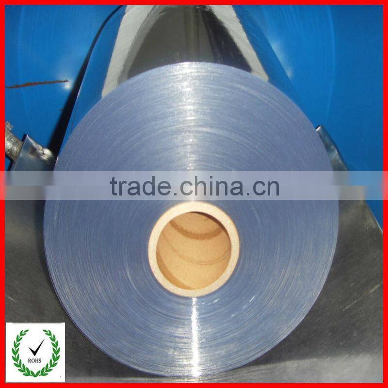 Transparent pvc film for packaging