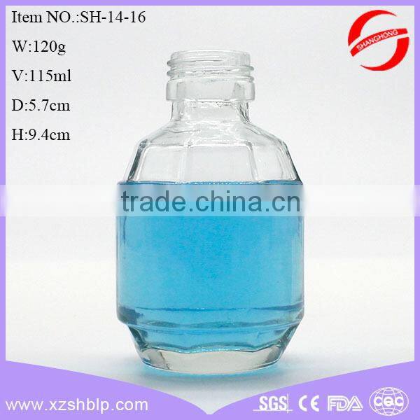 ball clear glass perfume bottle wholesale with dropper