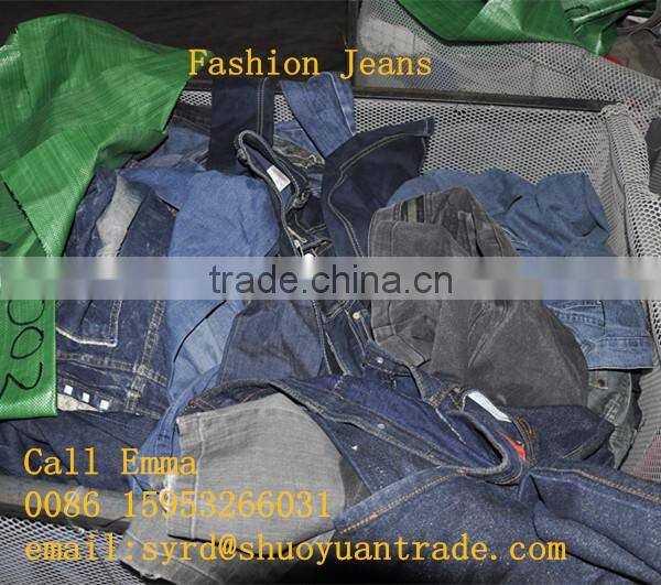 Top Brand used Men jeans fashion homme