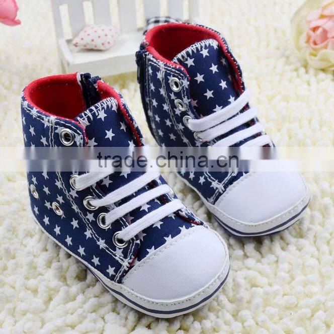 wholesale high quality baby canvas shoes