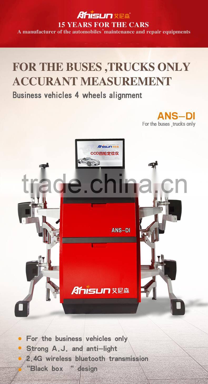 bluetooth laser ccd truck wheel alignment machine factory price