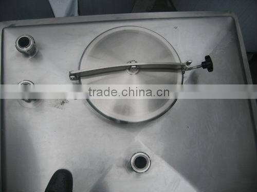 sugar blending tank producing syrup for food industry