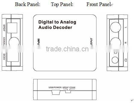 HDA-2HB 1.4v HDMI to Analog Audio Converter