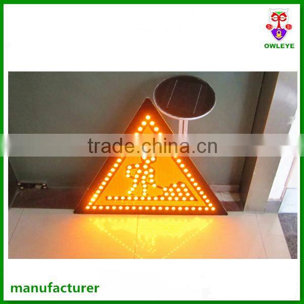 Led Flashing Traffic Signal Light,Road Construction Solar Traffic Sign