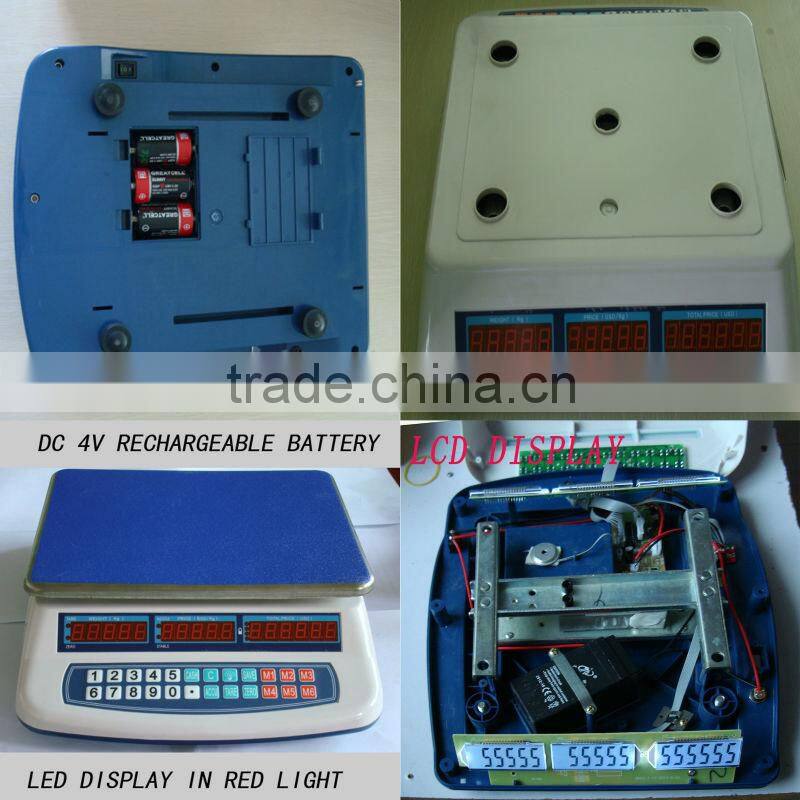 2016 NEW ACS series electronic price platform scale digital price scale for vegetable