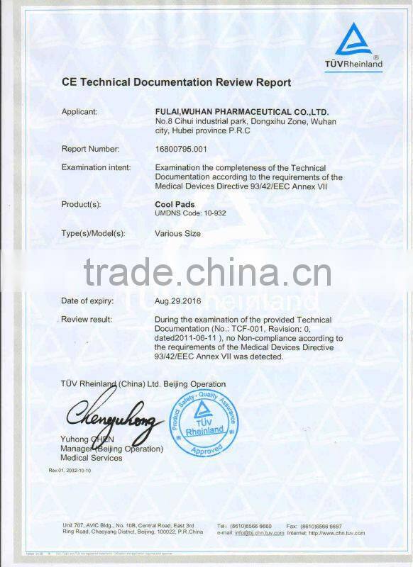 2016 OEM pain relief patch(warm feeling) for sports hurt