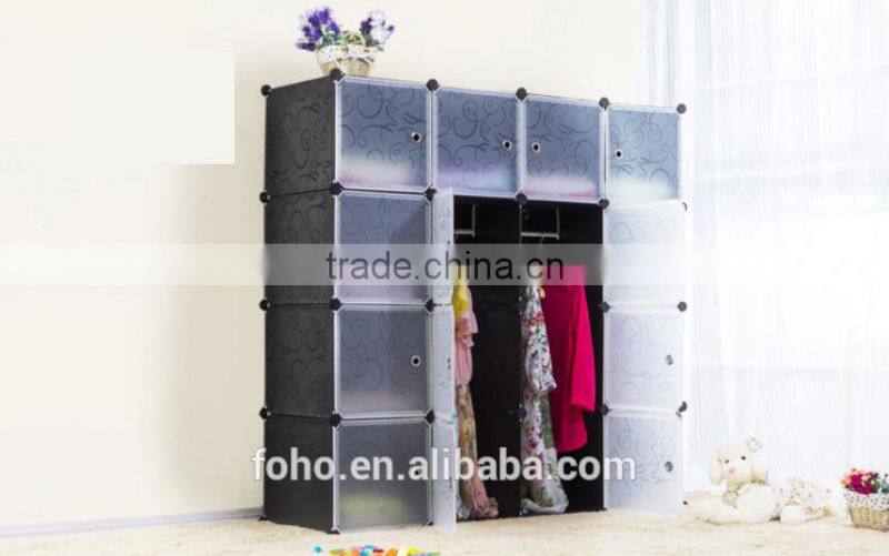 16 doors clear plastic cabinets, storing clothes, shoes, toys plastic cabinets