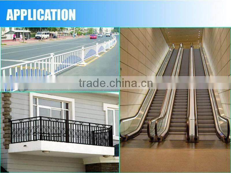 ISO certificated aluminum fences with pop brand