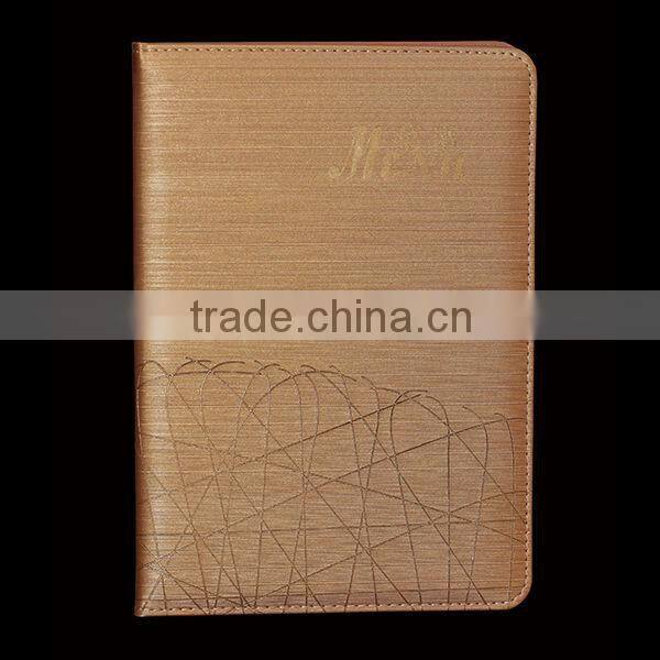 Leather restaurant menu card sign holder