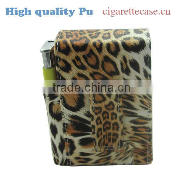 sunny pu leather cigarette case cigarette holder leather pouch for cigarette pack