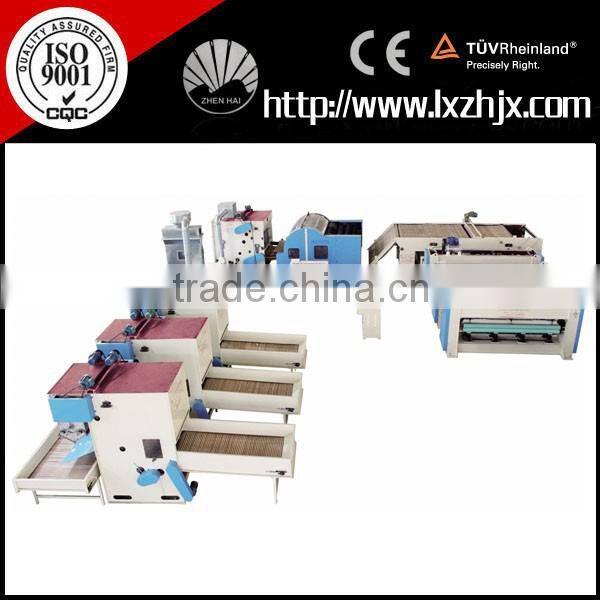 Nonwoven needle punching felt making machine