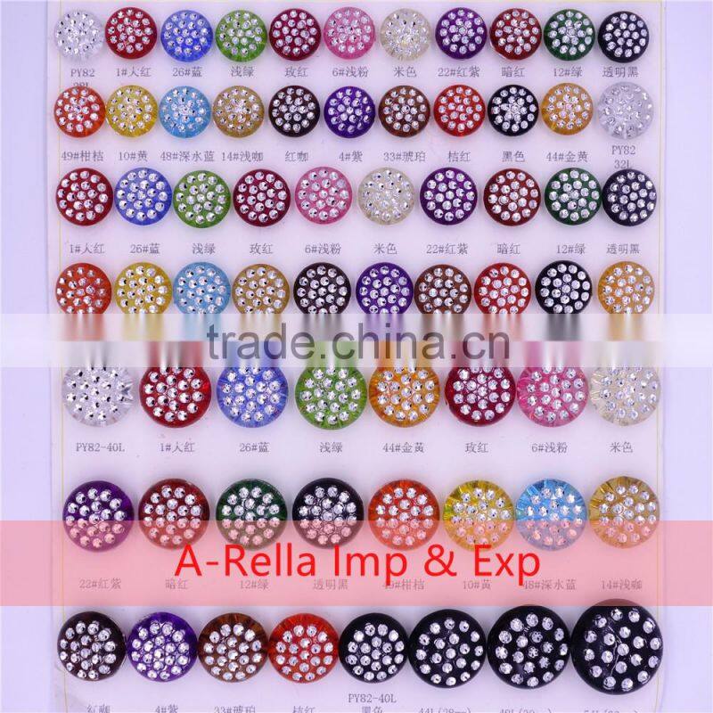 Buttons transparent for garments lady coat button