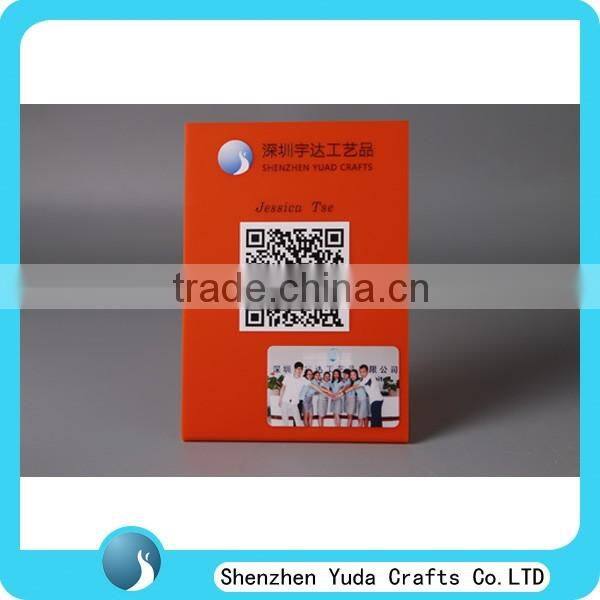 Factory sale tabletop sign holder acrylic UV printing full colour signs