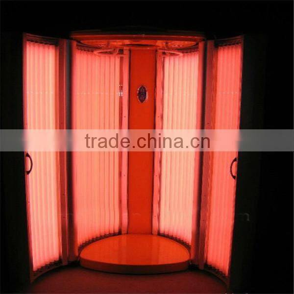 zhengjia hot selling standing solarium tanning bed with high quality Germany lamps
