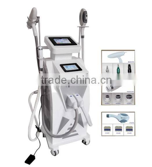 Most popular OPT +Laser nd yag + cooling RF machine