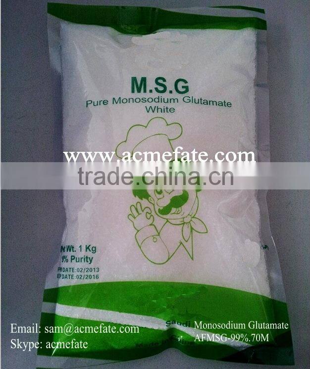 Top quality hot sell ajinomoto 99% msg 25kg price manufacturer in China