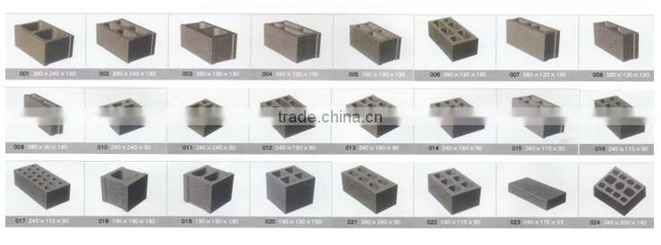 QT10-15 german zenith 913 concrete block making product machinery