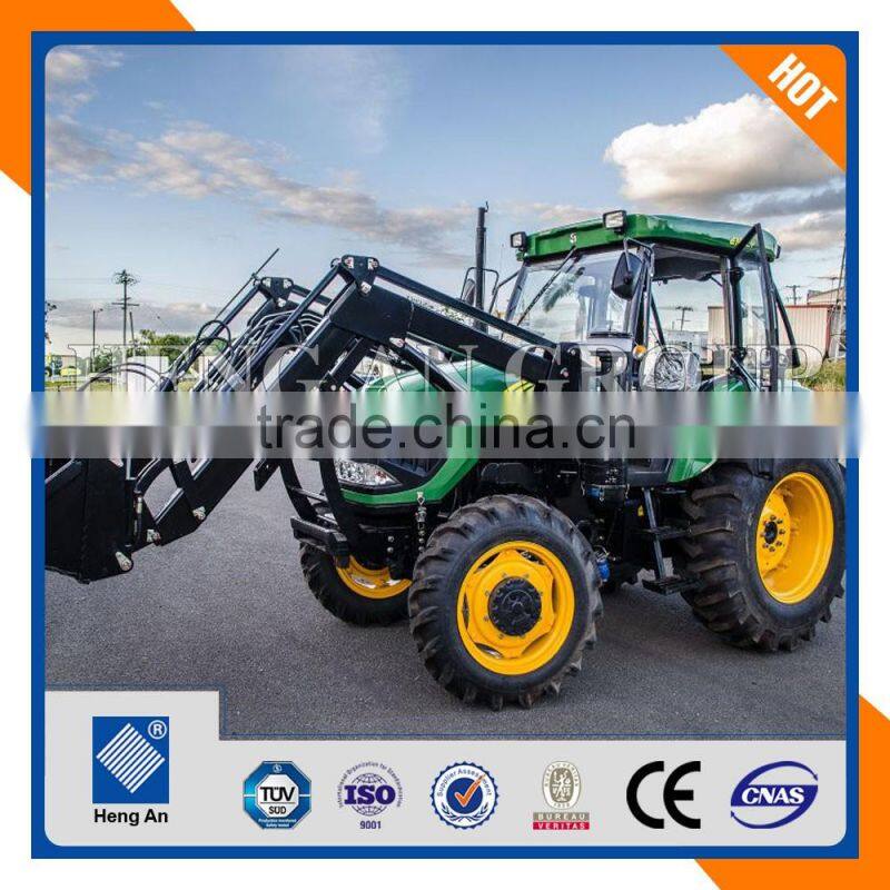 Tractor With Front End Loader And Backhoe